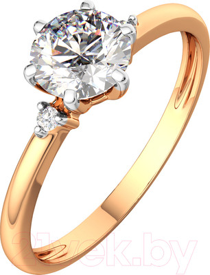 Кольцо из розового золота ZORKA 210529 (р.16, с фианитами)