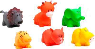 Набор игрушек для ванной UzToy Животные / 10343989 (6шт)