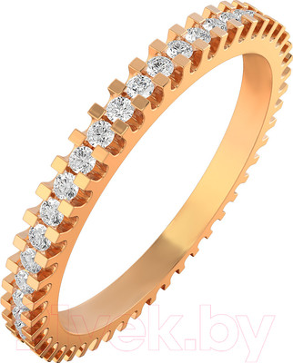 Кольцо из розового золота ZORKA 210664.14K.R (р.16.5, с фианитами)