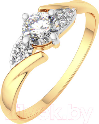 Кольцо из розового золота ZORKA 210674.14K.R (р.16.5, с фианитами)