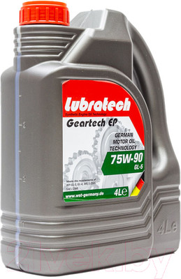 Трансмиссионное масло Lubratech Geartech EP 75W90 (4л)