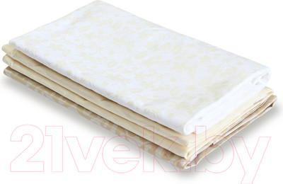 Наперник Alleri Тик на молнии 70x70 (полиэстер)