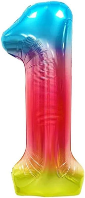 Воздушный шар Meshu Цифра 1 / MS_51235 (розовый)