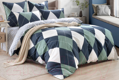 Комплект постельного белья Sofi de Marko Джин 2х / 2х-5679 (синий)