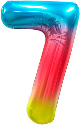 Воздушный шар Meshu Цифра 7 / MS_51241 (розовый)