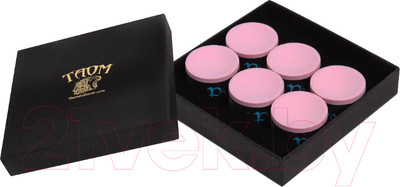 Мел для бильярда Taom Pyro Chalk Pink Limited Edition (6шт)
