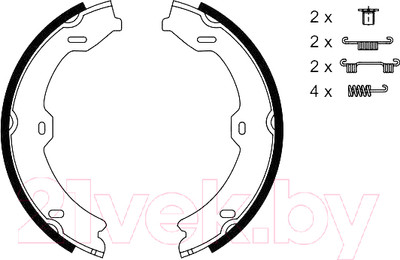Тормозные колодки Bosch 0986487725