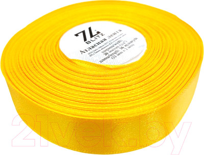 Лента декоративная Blitz Sew №017 (20мм, темно-желтый)