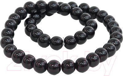 Набор бусин декоративных Zlatka №02 GBP-04 (40шт, черный)
