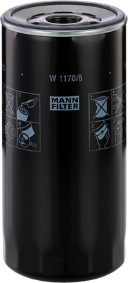 Масляный фильтр Mann-Filter W1170/5