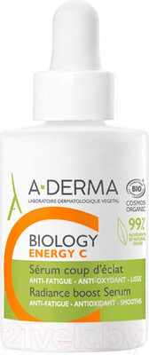 Сыворотка для лица A-Derma Biology Energy C придающая сияние (30мл)