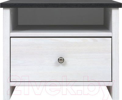 Прикроватная тумба Black Red White Порто KOM1S/50 (джанни/сосна ларико)