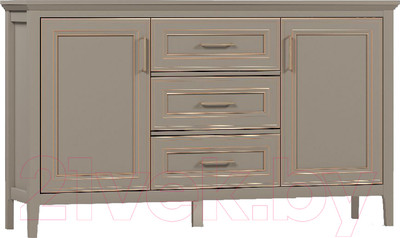 Тумба Black Red White Classic KOM2D3S (глиняный серый)