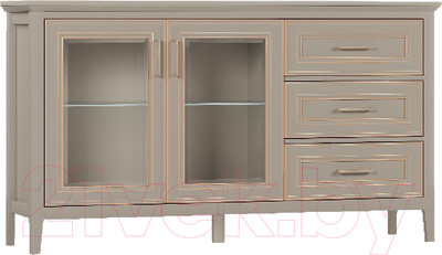 Тумба Black Red White Classic KOM2W3S (глиняный серый)