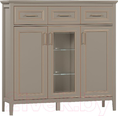 Тумба Black Red White Classic KOM1W2D3S (глиняный серый)