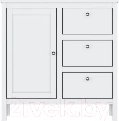 Тумба Black Red White Ewa KOM1D3S/95 (белый)