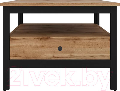 Журнальный столик Black Red White Loft LAW (дуб вотан/черный)