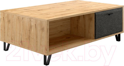 Журнальный столик Black Red White Grace LAW2D (дуб наварра/графит)