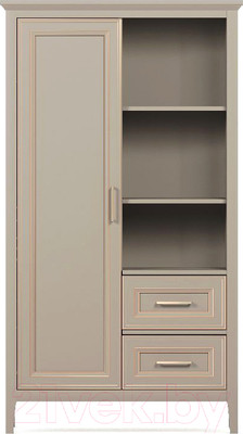 Шкаф Black Red White Classic REG1D2S (глиняный серый)