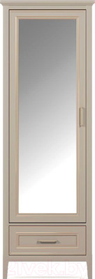 Шкаф Black Red White Classic SZF1L1S (глиняный серый)