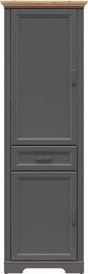 Шкаф Black Red White Jasmin REG2D1S (графит/дуб артизан)