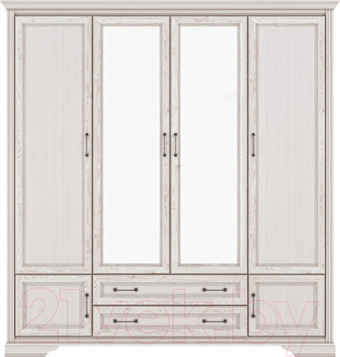 Шкаф Black Red White Stylius B169-SZF6D2S (лиственница сибирская)