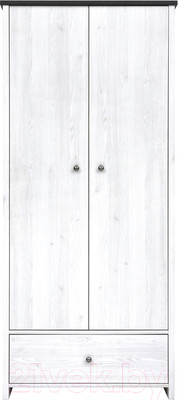 Шкаф Black Red White Порто SZF2D1S (джанни/сосна ларико)