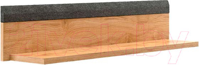 Полка Black Red White Grace POL98 (дуб наварра/графит)