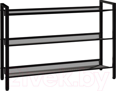 Полка для обуви ЗМИ Торонто 33 / ПДОТ33 (черный)