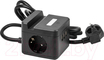 Удлинитель Uniel S-GCD2-1.5SBUH / UL-00011252 (черный)