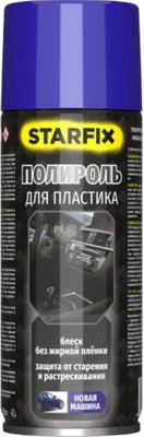 Полироль для пластика Starfix Starfix SM-49685-1 (650мл, новая машина)