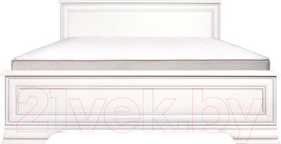 Двуспальная кровать Black Red White Kentaki S320-LOZ160x200 с подъемным механизмом (белый)