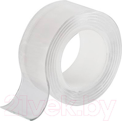 Лента бордюрная самоклеящаяся Faberhaus 38ммх3.2м (прозрачный, блистер)