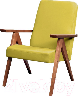Кресло мягкое Мебельград Калгари Стандарт (мора горчица)