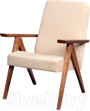 Кресло мягкое Мебельград Калгари Стандарт (мора бежевый)