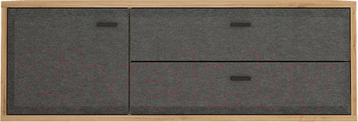 Тумба Black Red White Grace RTV1D2S (дуб наварра/графит)