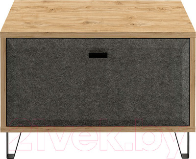 Тумба в прихожую Black Red White Grace KOM1K (дуб наварра/графит)