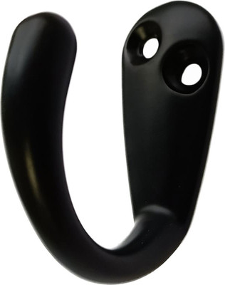 Крючок для одежды Trodos DMZ-31304 1-рожковый сплав ЦАМ (черный)