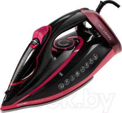 Утюг Galaxy Line GL 6133 (черный/розовый)