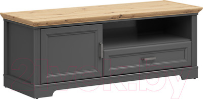 Тумба Black Red White Jasmin RTV1D1S (графит/дуб артизан)