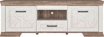 Тумба Black Red White Marselle RTV167 (ясень снежный/дуб сонома темный)