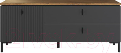 Тумба Black Red White San Gimignano RTV1D2S (антрацитовый/дуб нокс)