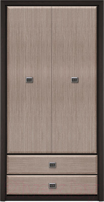 Шкаф Black Red White Коен SZF2D2S (венге магия/штрокс)