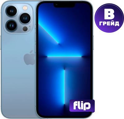 Смартфон восстановленный Apple iPhone 13 Pro 128GB Flip Грейд B (Sierra Blue)
