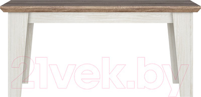 Журнальный столик Black Red White Marselle LAW/120 (ясень снежный/дуб сонома темный)