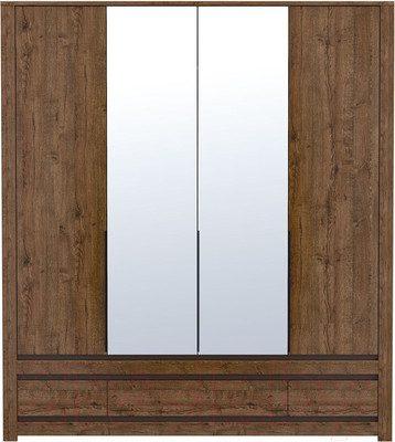 Шкаф Black Red White Kada S404-SZF4D3S (дуб April)