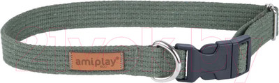 Ошейник Ami Play Cotton (L, хаки)