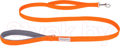 Поводок Ami Play Samba L (150x2.5, оранжевый)