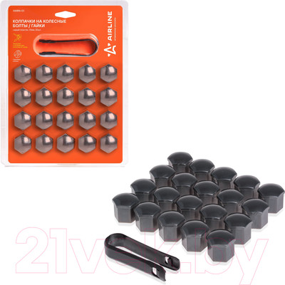 Набор колпачков на колесные болты Airline AWBN-03