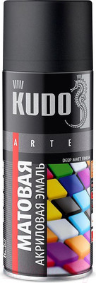 Эмаль Kudo Универсальная акриловая RAL 9003 / KU-A9003M (520мл, белый матовый)